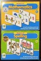 2x Lot -The Learning Journey: Match It! - Mathematics + Spelling Great Condition - £11.91 GBP