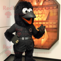 Black Chicken Parmesan mascot costume character dressed with a Cargo Pan... - $1,199.00