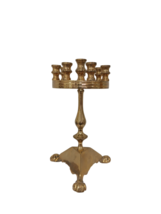 8 1/2&quot; Greek Orthodox Brass Candelabra 7 Candle Holders Candlestick 22cm - $87.12