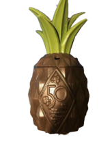 Disney Parks 50th Anniversary Polynesian Resort Pineapple Mug Cup  - $64.06 CAD