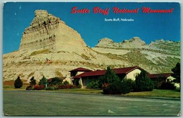 Scotts Bluff National Monument South bluff Nebraska NE Chrome Postcard H9 - £1.93 GBP