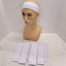 12 HEADBANDS Thin Stretch Sports Yoga Gym Hair Band Sweatband Cheerleade... - £9.15 GBP