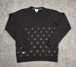 LRG Lifted Research Group Sweatshirt Adult Medium Half Ditzy Black Crewneck - £13.27 GBP