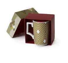2013 Starbucks Gold Boxed Mug 12 fl oz Rosanna made in Germany - $251.29 MXN