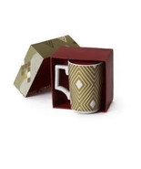 2013 Starbucks Gold Boxed Mug 12 fl oz Rosanna made in Germany - $13.14