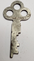 Vtg Key Eagle Lock Co Terryville Conn. Appx 1-5/8&quot; Replacement Lock SteamPunk - £7.00 GBP