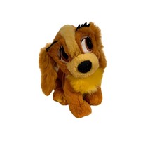 DIsney lady and the tramp plush dog Cocker spaniel Stuffed Animal Puppy Toy 8 in - £7.48 GBP