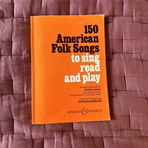 150 American Folk Songs To Sing Read And Play Paperback Vintage Song Boo... - £11.02 GBP