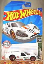 2022 Hot Wheels #58 Retro Racers 4/10 &#39;67 FORD GT40 MK.IV GULF White w/Copper5Sp - £6.09 GBP