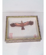 Vintage Chinese Handmade Silk &amp; Bamboo Hawk IN Glass Packaging-
show ori... - £27.18 GBP