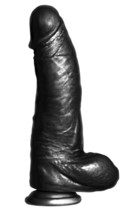 BIG BLACK COCKS  PHAT BOY THICK WIDE DILDO SUCTION CUP DONG FALCON 10 INCH - $1,216.74 MXN
