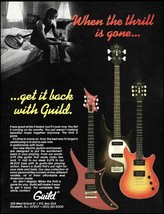 Guild X-79 electric guitar &amp; SB-202 bass 1982 advertisement 8 x 11 ad print - £2.99 GBP