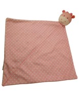 Carters Child of Mine Pink Polka Dot Giraffe Lovey Security Blanket Plus... - $14.85