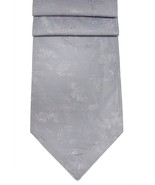 Winter Hedgerow Sparkly Christmas Damask Table Runner Pewter/Silver - 14... - $56.82