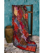 Handcrafted Queen-Size Guatemalan Patchwork Quilt Set with Matching Pillow - $7,783.16 MXN