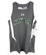 Gray Loyola Womens Track Jersey Singlet Small Under Armour - $560.10 MXN