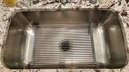 Sink Dish Drying Rack, Roll Up Rack Stainless Steel Sink Foldable Draine... - $14.00