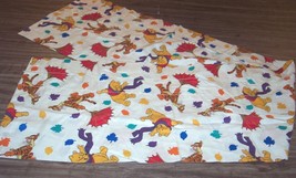 Walt Disney Winnie The Pooh Blustery Day Leaves Window Curtain Valance 14&quot; X 80&quot; - £14.64 GBP