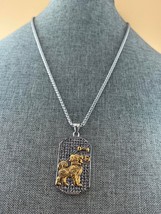 Zodiac Sign Animal (Dog) Pendant Necklace New - £18.49 GBP