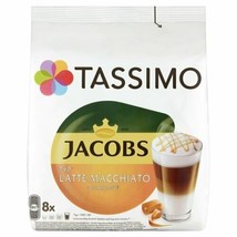 TASSIMO: Jacobs CARAMEL LATTE MACCHIATO -Coffee Pods -8 pods-FREE SHIPPING - £14.20 GBP