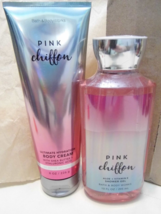 Pink Chiffon Bath &amp; Body Works Body Cream &amp; Shower Gel - £31.85 GBP