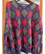 Polo Ralph Lauren Argyle Cotton Sweater XL - $25.00