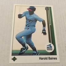 1989 Upper Deck Chicago White Sox Harold Baines Trading Card #211 - £2.34 GBP