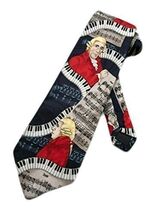 Steven Harris Mens Mozart Classic Music Necktie - Blue - One Size Neck T... - $14.80