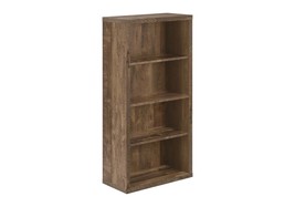 Contemporary Modern 5-Tier Brown Laminate Bookshelf Bookcase Etagere 48&quot;H - $2,832.29 MXN