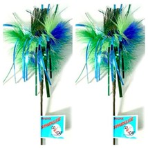 GO CAT 2 COUNT PEACOCK SPARKLER MYLAR TEASER 18 INCH - $254.18 MXN