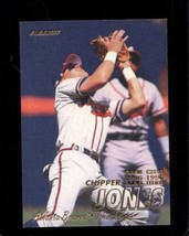 1997 Fleer #258 Chipper Jones Nmmt Braves Hof - £3.29 GBP