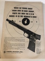 1960s Smith And Wesson  Vintage Print Ad Advertisement pa13 - £4.73 GBP