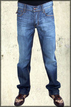 Peoples Liberation Chang Flap Pocket Mens Bootcut Jeans Blue Jaguar NEW 30 38 - £141.80 GBP