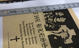 The Blessing Pennsylvania Goth Band Rock Promo Sheet - £30.88 GBP