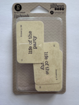 Jillibean 32 Birthday Bisque Die Cut Cardstock Flashcards - $237.71 MXN