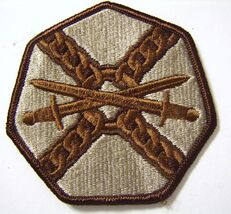 INSTALLATION MANAGEMENT COMMAND PATCH SSI U.S. ARMY - DESERT TAN COLOR:F... - $3.05