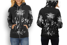 Darkthrone Band Hoodie Sporty Casual Graphic Zip up Hoodie for Women - £26.54 GBP+