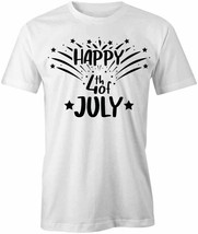 Happy 4TH Of July T Shirt Tee Short-Sleeved Cotton Independence Usa S1WSA276 - £12.98 GBP+