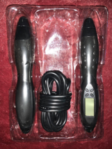 Electronic Counting Skipping Rope Black Adjustable Height Non Slip Handle - £15.02 GBP