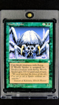 1995 MTG Magic the Gathering Ice Age Woolly Spider Green Magic Card - £1.55 GBP
