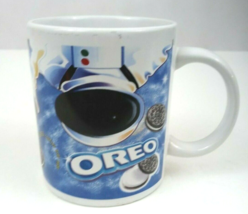 Vintage Oreo Cookie Astronaut Space Ceramic Coffee Cup Mug 4&quot; Tall - £7.62 GBP