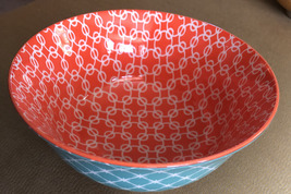 Cereal bowls porcelain, multi colored (4) image 3