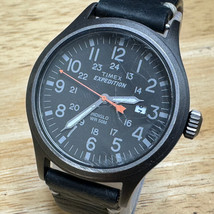 Timex Expedition Quartz Watch Men 50m Military Titan Black Date New Battery - £21.02 GBP