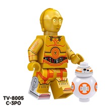 Minifigure Custom Building Toys Star War Blocks Bricks C-3PO TV-8005 - £3.06 GBP