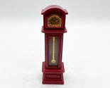Calico critters/sylvanian families Vintage Red Grandfather Clock 1985 Epoch - $19.99
