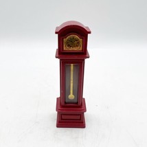 Calico critters/sylvanian families Vintage Red Grandfather Clock 1985 Epoch - $19.99