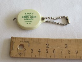 Vintage Hotel Advert Tape Measure Seamstress Sewing Retractable Western ... - £11.21 GBP