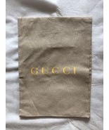 Gucci dust bag cover pouch storage beige flap style 14 x 10 in. - $29.69