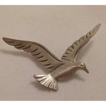 VINTAGE BEAU STERLING SILVER SEAGAL PIN BROOCH. MINT SKY - $34.75