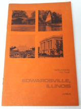 Welcome to the Edwardsville Illinois Area Booklet 1975 Photos Map Commerce - $18.95